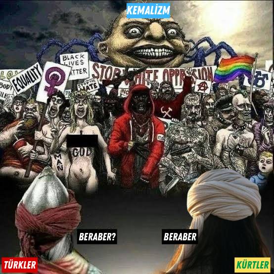 Beraber Kemalizmi yeneceğiz.