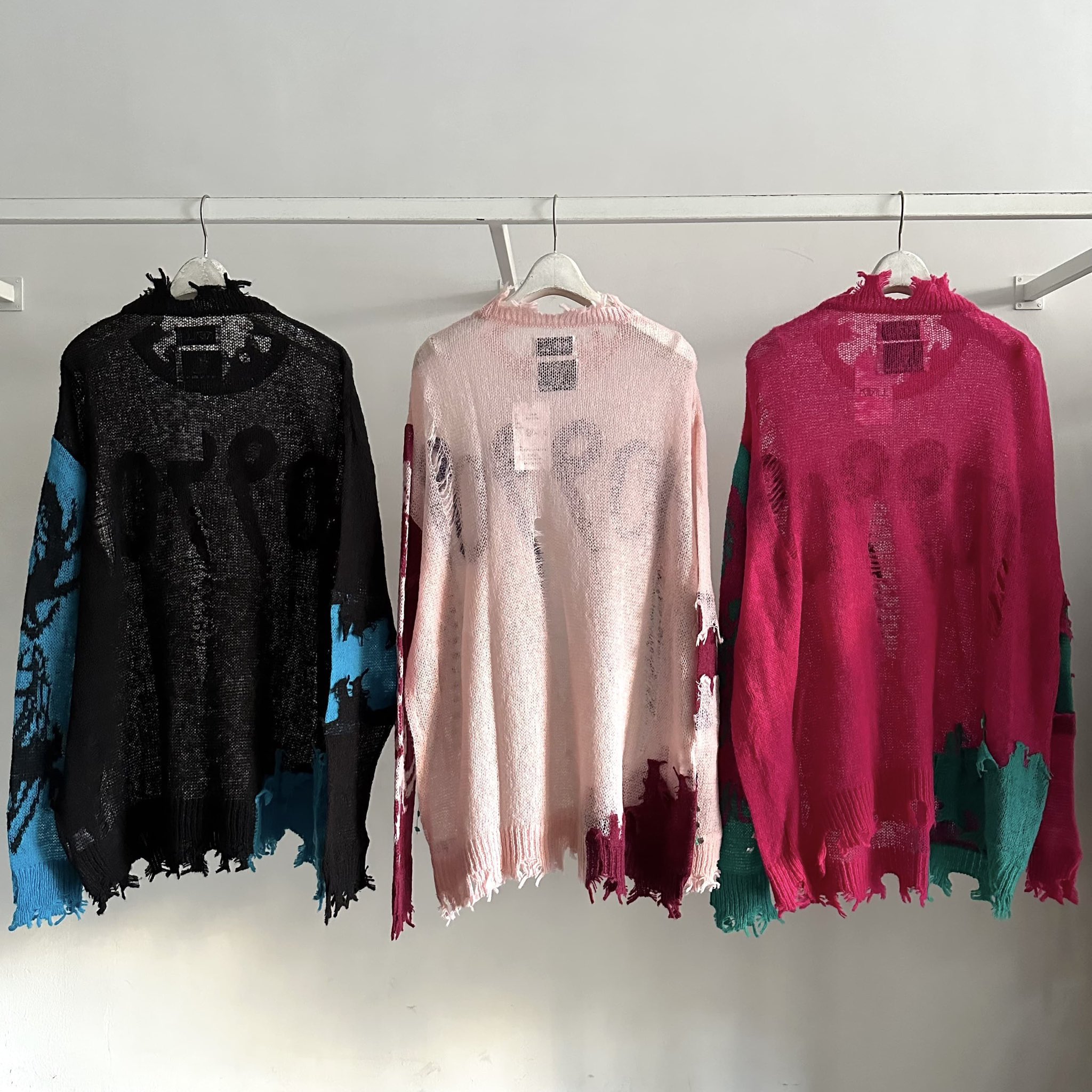 rurumu/kidill/ニット/ピンク KIDILL×rurumu Tartan Check Knit