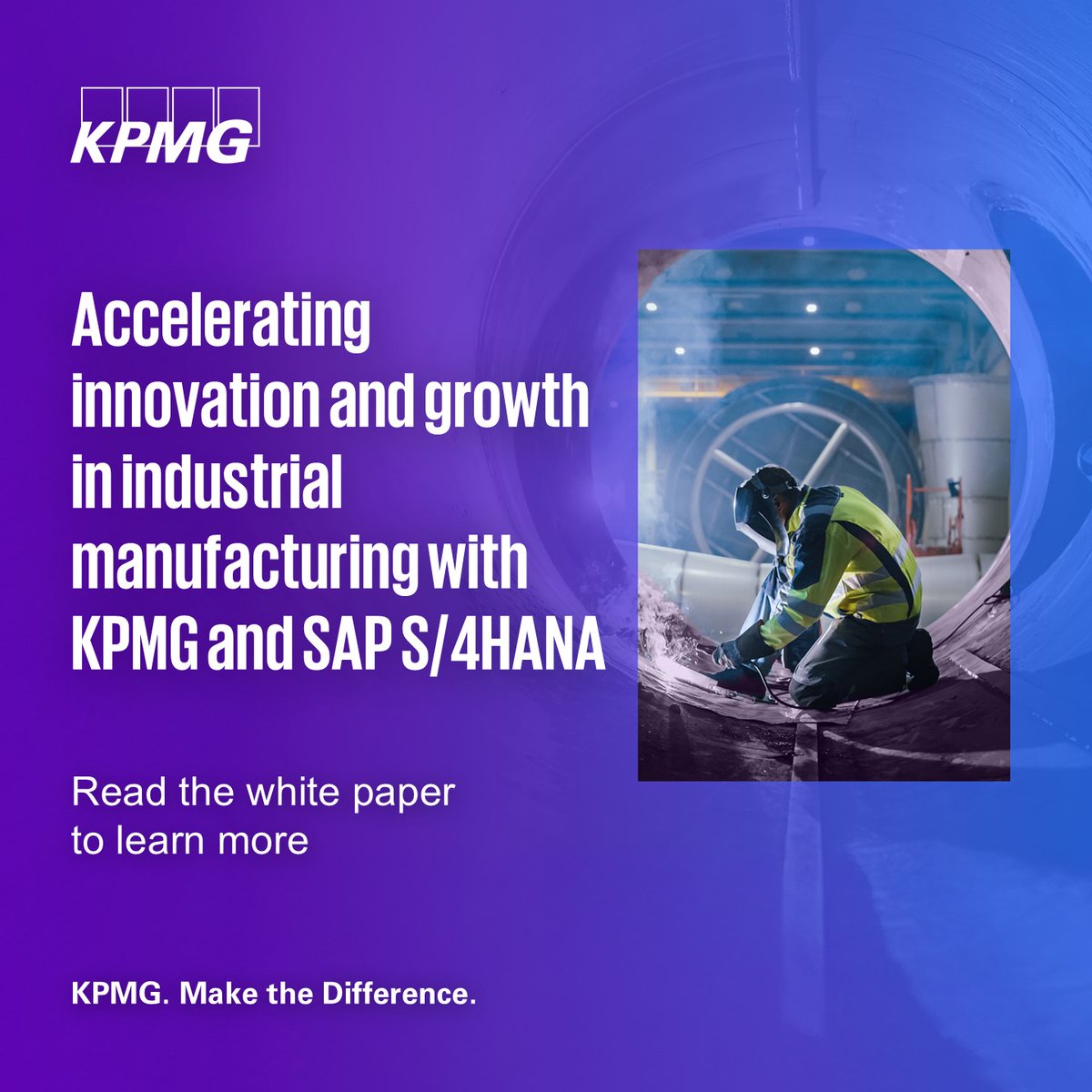 The manufacturing industry is evolving—are you ready? Rising challenges demand a smarter, more agile approach to doing business. KPMG firms are helping organizations stay ahead with a <a href="/SAP/">SAP</a> S/4HANA transformation. Learn how KPMG firms can help you transform your business: