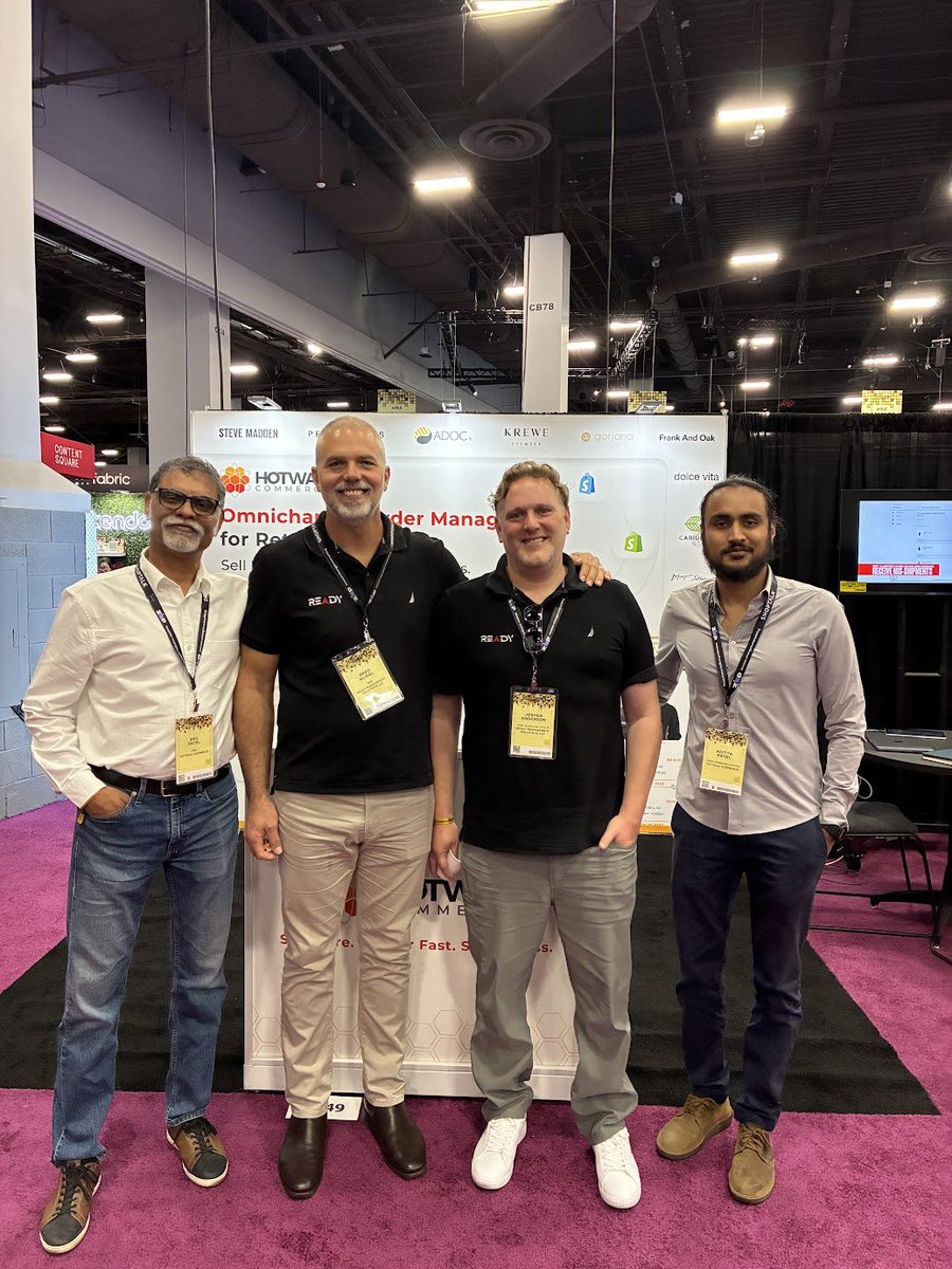 anilpatelhwc's tweet image. 𝗘𝗻𝗱 𝗼𝗳 𝗱𝗮𝘆 𝟮 𝗮𝘁 𝗦𝗵𝗼𝗽𝘁𝗮𝗹𝗸 𝗦𝗽𝗿𝗶𝗻𝗴!

Great conversations with leading retail brands and insightful exchanges. Let’s wrap up Shoptalk on a high note!

We’ll be at 𝗕𝗼𝗼𝘁𝗵 #𝟭𝟭𝟰𝟵 on Day 3—stop by if you&apos;re attending!

 #ShoptalkSpring #RetailEvent