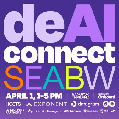 GM LEARNING CLUB (@gmlearningclub) on Twitter photo deAI Connect <a href="/SEABWofficial/">Southeast Asia Blockchain Week</a> งานนี้น่าไป
<a href="/0G_labs/">0G Labs (Ø,G) - AI L1</a> จับมือกับหลายโปรโตคอล จัดงาน deAI Connect สาย AI ควรไปแน่นอน เจอกันวันที่ 1 เมษายน จ้า
ลงทะเบียนได้ที่นี่เลย 👇
lu.ma/deAIconnect_se… deAI Connect <a href="/SEABWofficial/">Southeast Asia Blockchain Week</a> งานนี้น่าไป
<a href="/0G_labs/">0G Labs (Ø,G) - AI L1</a> จับมือกับหลายโปรโตคอล จัดงาน deAI Connect สาย AI ควรไปแน่นอน เจอกันวันที่ 1 เมษายน จ้า
ลงทะเบียนได้ที่นี่เลย 👇
lu.ma/deAIconnect_se…