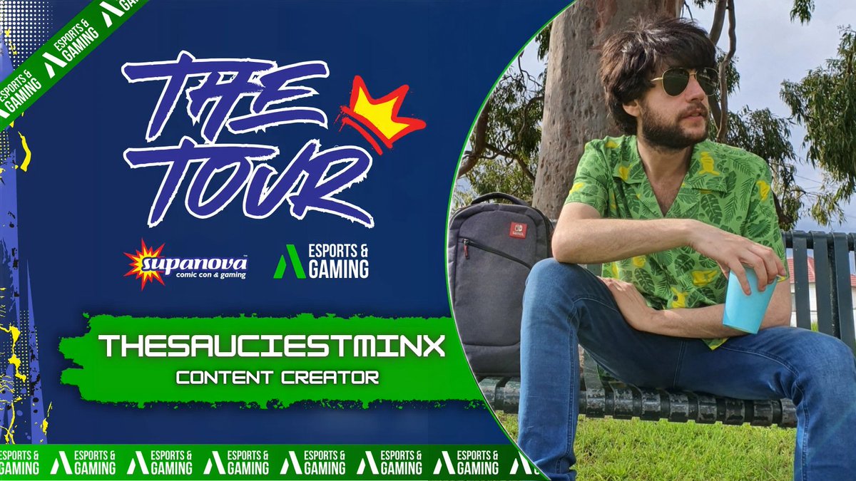 theSauciestMinx's tweet photo. Pleased to announce that I will be at Supanova this weekend thanks to @OzEsportsGaming this year!
🎟 If you haven't got your ticket yet you can use my link below! 🎟
https://t.co/0iEp8TTWEn
#TheTour #TheTourMelbourne #ausesports #TheTourPanel #ad #gifted https://t.co/ZRXNf0kw6I