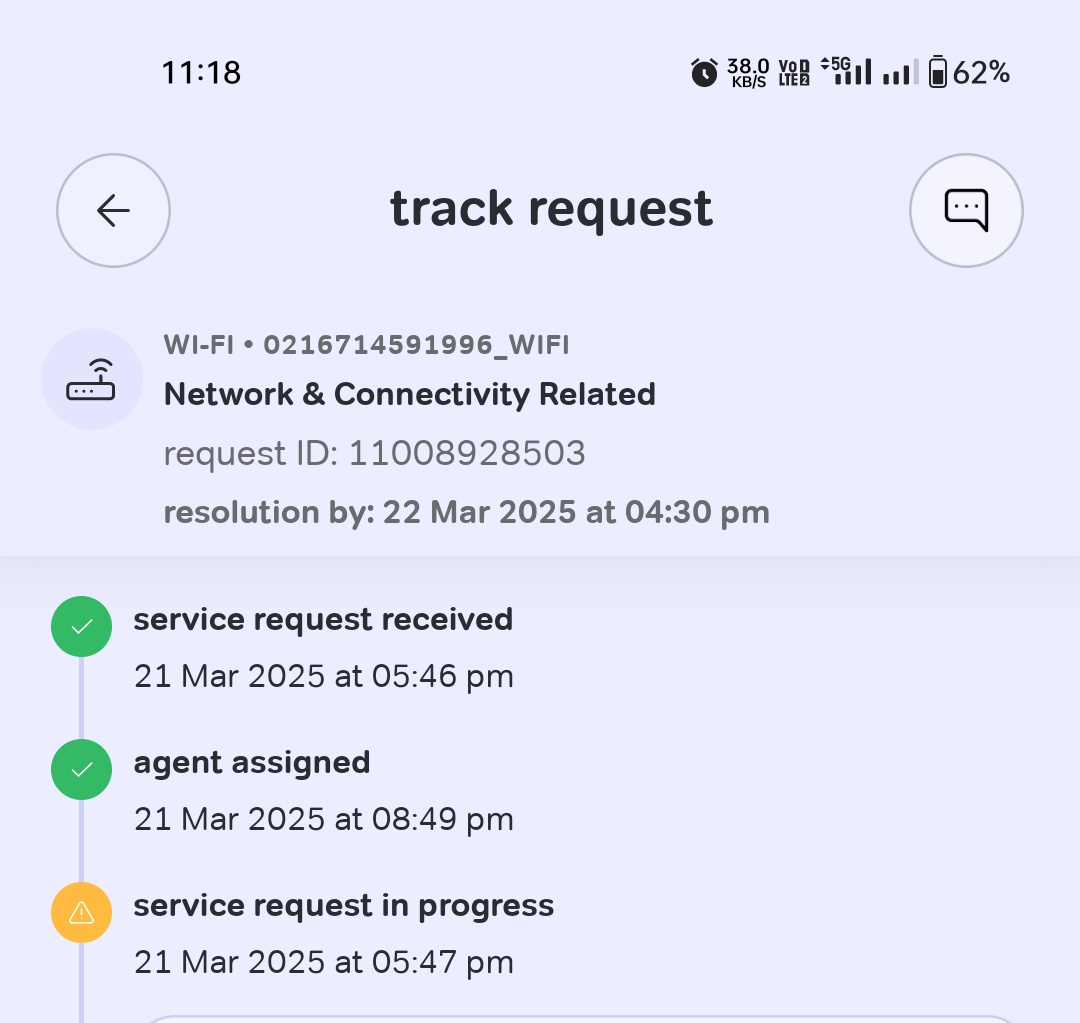 SaeedalamPathan's tweet photo. @airtelindia @Airtel_Presence @airtelnews My WiFi connection isn't working and I have been trying to reach out to get the issue resolved but nobody seems to be caring about the customers at Airtel. 
There is no landline connection since I started and nobody cares about that too. https://t.co/pMpH1Dx3FS