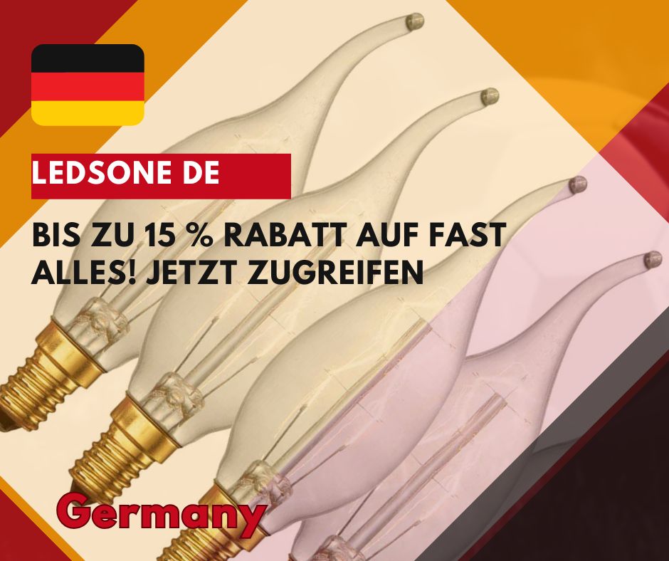 ✨ Vintage Retro Edison E14 Glühbirne – Stilvolle Beleuchtung für Dein Zuhause! 💡🔥
stilvolleVerleihe Deinen Räumen einen nostalgischen Look mit unserer E14-C35-Filament-Glühbirne. 
🛒 Jetzt bestellen 👉 LEDsone.de

#E14 #VintageBeleuchtung #RetroStyle #Glühbirne