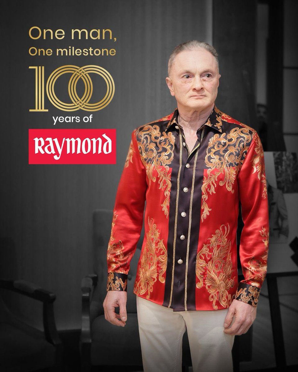 parkavenueindia's tweet photo. Raymond marks a century of excellence with The Chairman @SinghaniaGautam Collection, a celebration of heritage, craftsmanship, and an enduring legacy.
#Raymond100 #ChairmansCollection #GautamSinghania #Menswear #Ethnix #RaymondTheCompleteMan #Raymond #ParkAvenue https://t.co/4G4iysVAMt