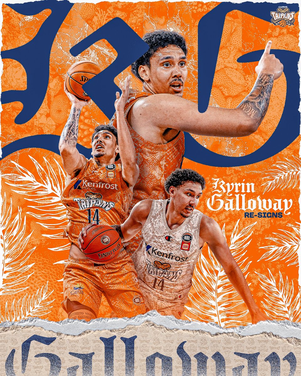 KG COMMITS TO FNQ 🌴 bit.ly/kgoption

The Taipans and Kyrin Galloway have agreed to their mutual option for the 2025-26 NBL season 🤩

We’re looking forward to a BIG season in orange from KG! 🧡