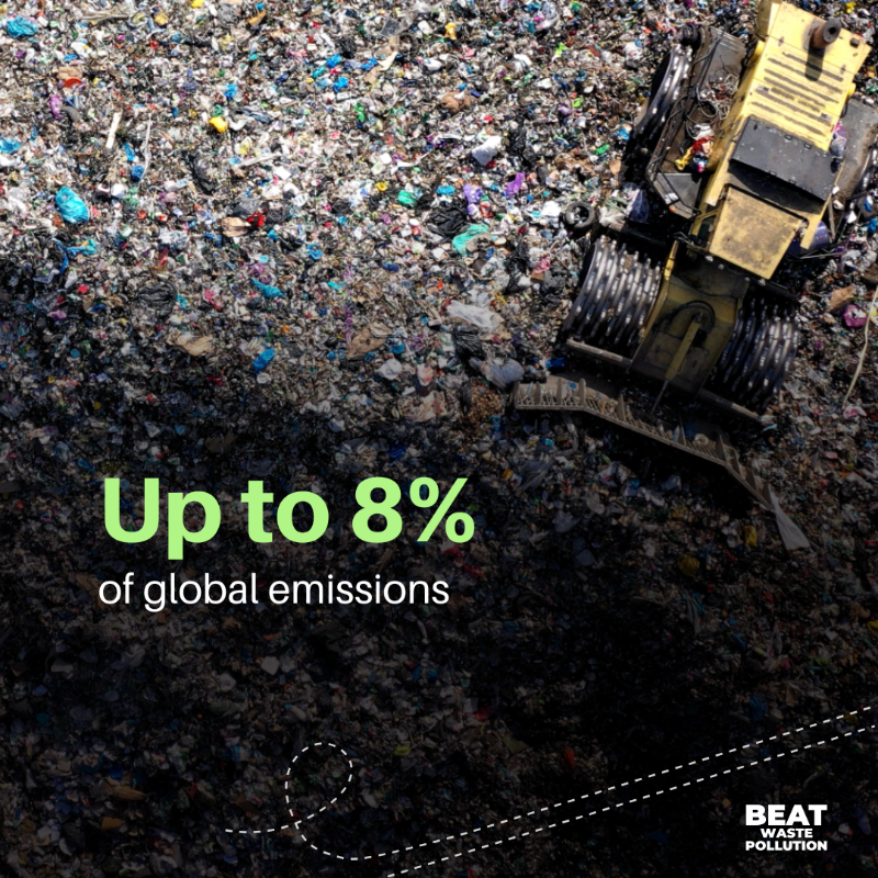 UNEP's tweet photo. The true cost of fashion is more than what’s on the price tag—it lingers in pollution, water waste, and emissions.

It’s time for solutions that put people and the planet first. Let’s #BeatWastePollution this #ZeroWasteDay and every day.