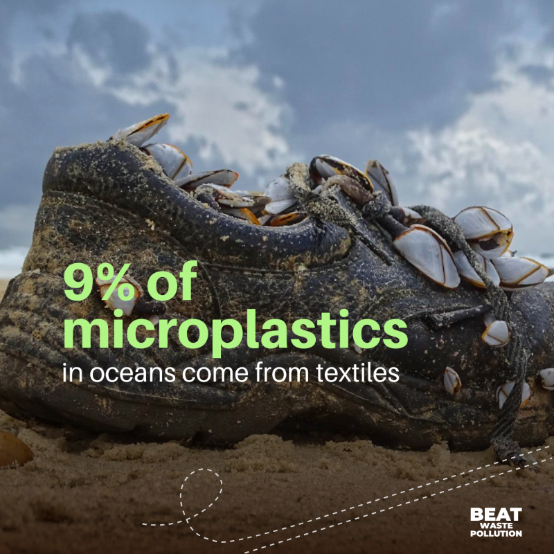 UNEP's tweet photo. The true cost of fashion is more than what’s on the price tag—it lingers in pollution, water waste, and emissions.

It’s time for solutions that put people and the planet first. Let’s #BeatWastePollution this #ZeroWasteDay and every day.
