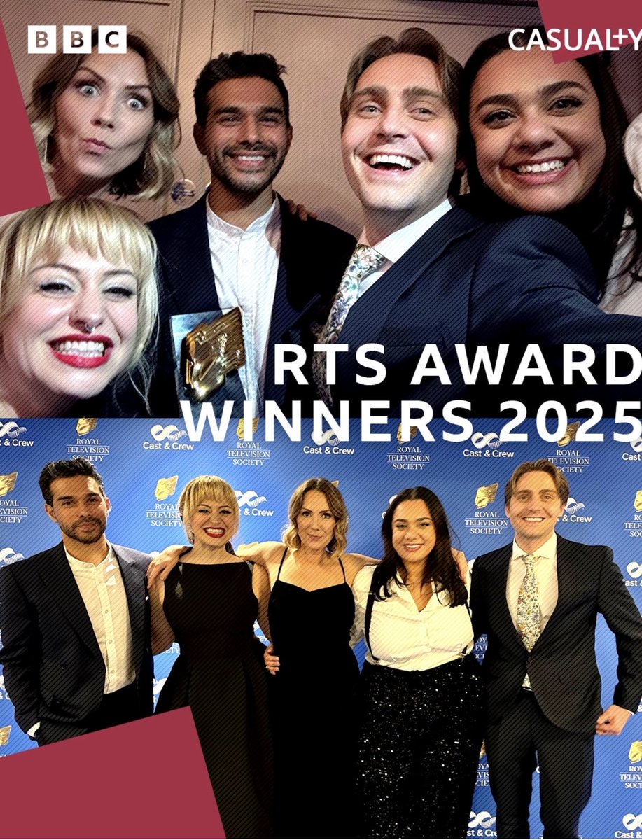 Bloomfields Welch (@bwmgt) on Twitter photo Whoop! Congrats to <a href="/Miloclarke1/">Milo</a> & <a href="/BBCCasualty/">BBC Casualty</a> family for winning <a href="/RTS_media/">Royal Television Society</a> award! #BestContinuingDrama Whoop! Congrats to <a href="/Miloclarke1/">Milo</a> & <a href="/BBCCasualty/">BBC Casualty</a> family for winning <a href="/RTS_media/">Royal Television Society</a> award! #BestContinuingDrama