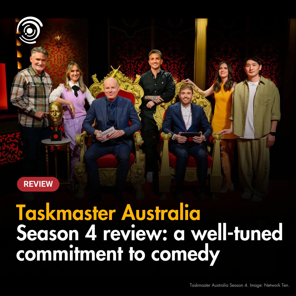 ScreenHub's tweet image. #TaskmasterAustralia is back, and there's a reason the show is ratings gold.

Read the full review: vist.ly/3mybv9f

#taskmaster #taskmasterau #review #tv #comedy #comedian #aussietv #channelten