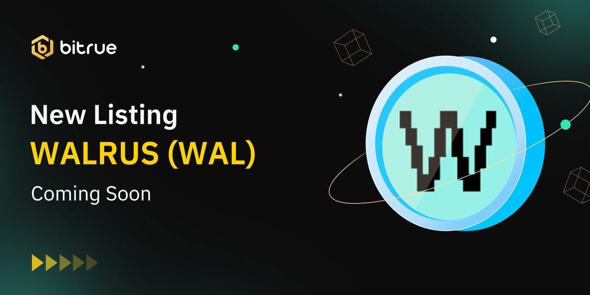 📈 가장 핫한 NEW SUI 토큰이 왔습니다!
$WAL, #Bitrue Spot에 신규 상장 예정!

🔹 Sui 네트워크를 통한 입금 오픈
🔹 $WAL/USDT 거래 시작: 2025년 3월 27일 10:00 UTC

👉 상세 안내:

support.bitrue.com/hc/en-001/arti…

👉 신규 사용자 :
bitrue.com/rewards?cn=399…