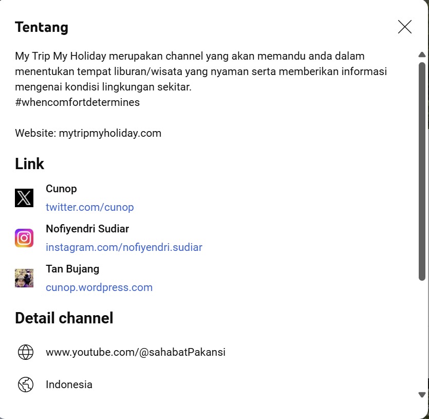 cunop's tweet photo. Tolong bantu pemulihan akun youtube saya, akun saya telah diretas dan sudah diganti password dan alamat pemulihannya
Nama Channel : My Trip My Holiday
Link YT : https://t.co/jhxWIunCiT

Tolong bantuannya 
@TeamYouTube https://t.co/b0ztLLUod7