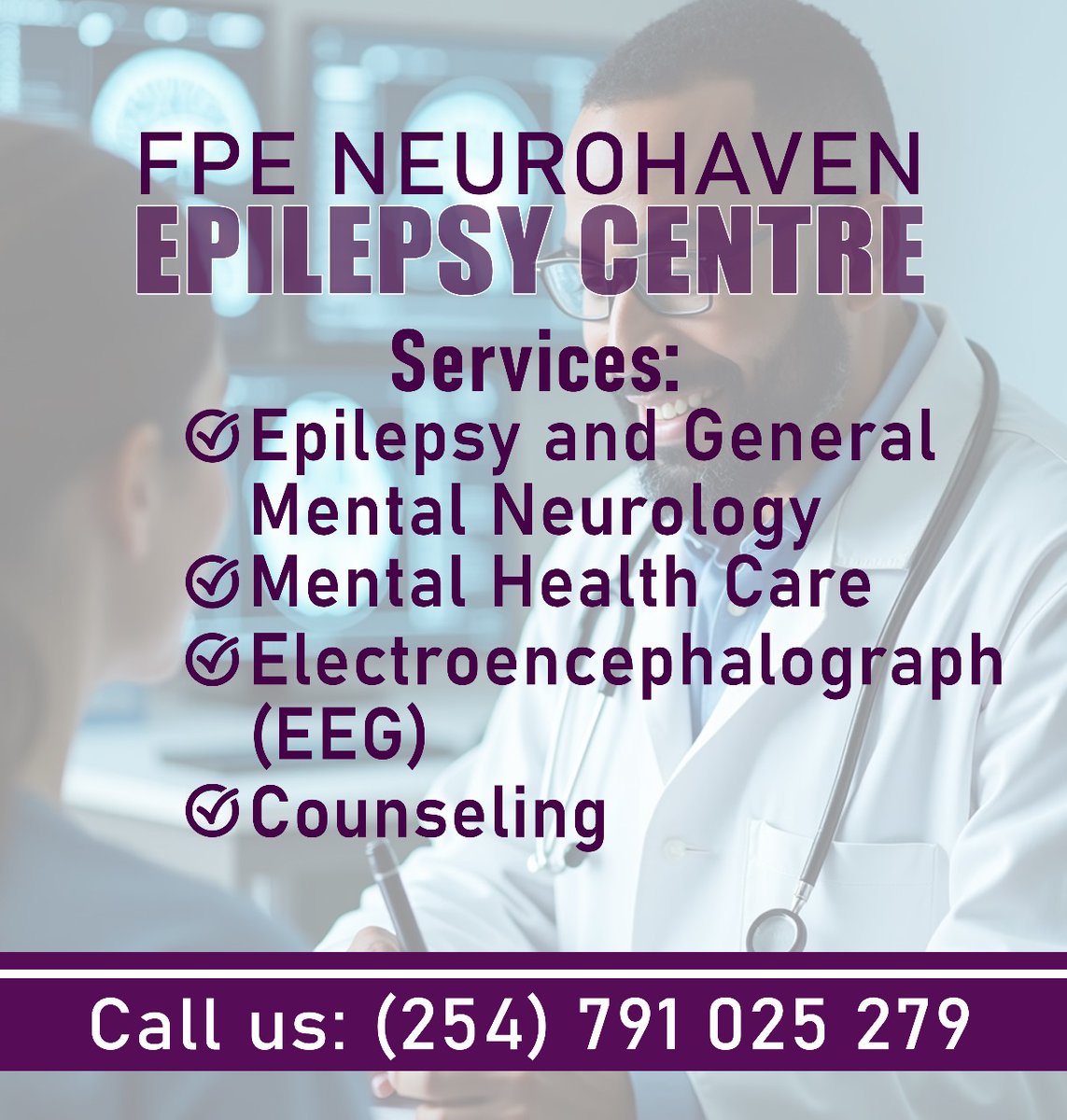 FPE NeuroHaven Epilepsy Centre in Kilifi Town, Titanic Plaza, is now open! 💜 We now provide specialized epilepsy care in both Kilifi &amp; Malindi! Let's keep breaking the stigma &amp; ensuring better care for people with epilepsy.
#NowOpen #epilepsy #NeurologicalCare #EpilepsyAwareness