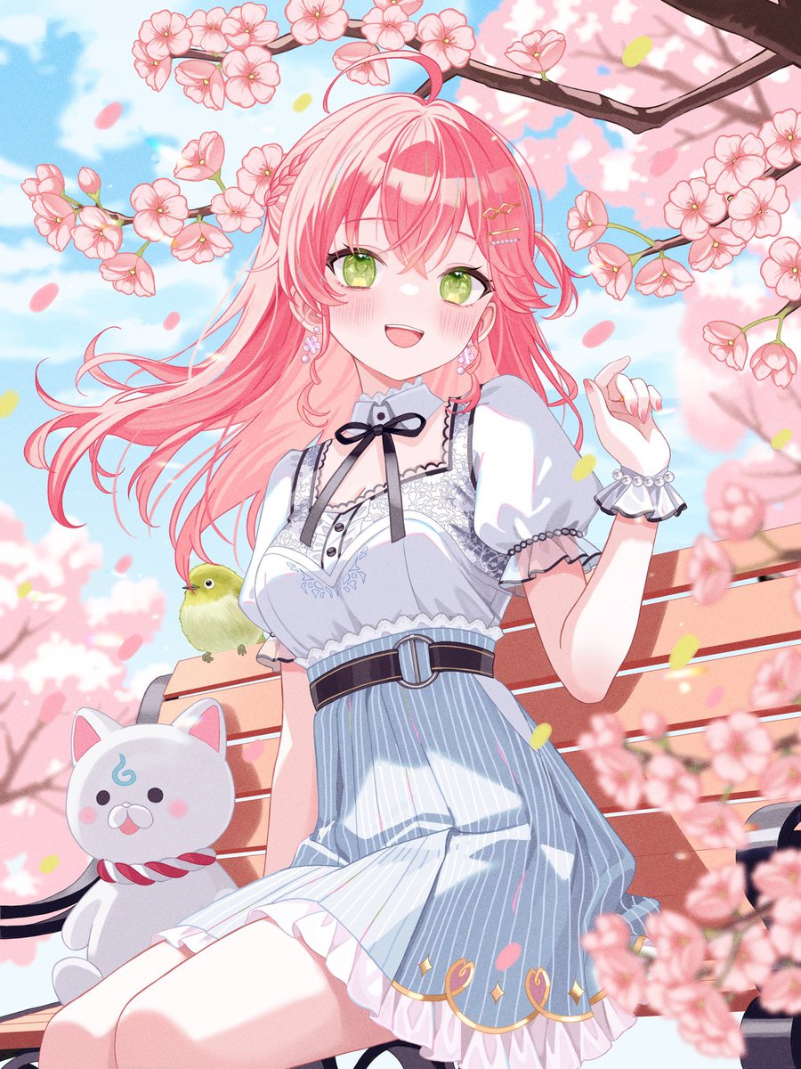 ˗ˏˋ 🌸　#さくらの日　🌸 ˎˊ˗ 

さくらの名に恥じぬ
エリート巫女アイドルになる.ᐟ.ᐟ🌸

これからも応援よろしくにぇ
　　　　₍₍ ꒰ঌ(　-᷄ ᴗ -᷅ )໒꒱ ₎₎🤍