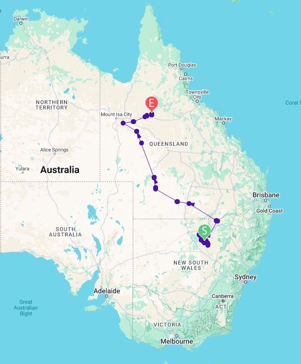 TrackingAPSnipe's tweet image. One of our Macquarie Marshes birds finally hit 5G coverage and just have us a dump of 573 fixes! HE’S IN NORTH QLD!Its a gold mine of data.