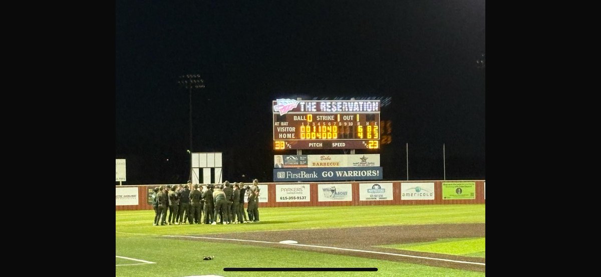 Huskies win 6-4 over a very good &amp; Tournament Host Riverdale.