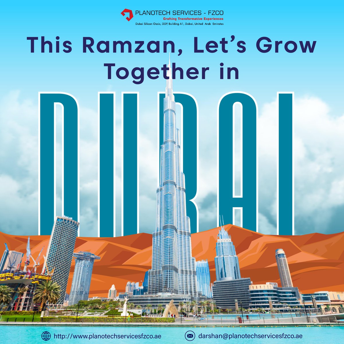 Planotech323303's tweet image. Ramzan is a time of reflection, unity, and new beginnings. At Planotech, we believe in fostering growth, innovation, and success for businesses across Dubai. Let’s embrace this season of blessings and build a brighter future together! 🌟

#RamzanInDubai #Planotech #GrowTogether