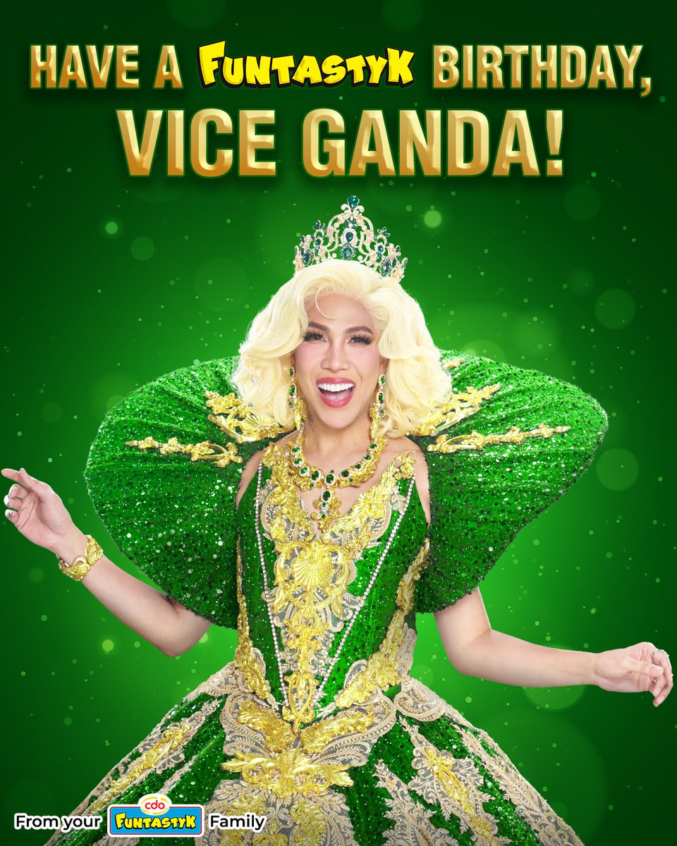 CDO Foodsphere (@cdo_foodsphere) on Twitter photo Happy Birthday to our #1 Unkabogable Queen, <a href="/vicegandako/">jose marie viceral</a> !๐๐ We wish your more FUNTASTYK years to come! #FuntastykViceGanda Happy Birthday to our #1 Unkabogable Queen, <a href="/vicegandako/">jose marie viceral</a> !๐๐ We wish your more FUNTASTYK years to come! #FuntastykViceGanda