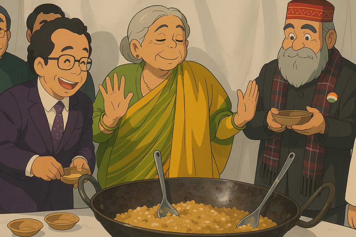 savage_gandhi's tweet photo. Iconic BJP moments in, Studio Ghibli style! This is so much fun!
#ghibli https://t.co/I3EjHXWBmi