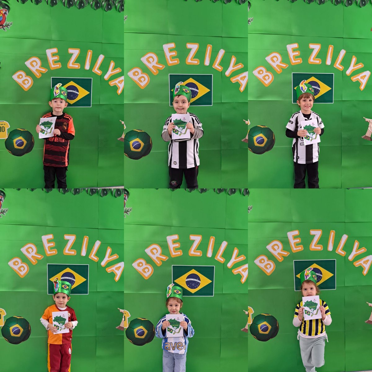 Brezilya’yı Tanıyoruz! 🇧🇷 Okul öncesi 4 yaş öğrencilerimiz ile Brezilya’yı keşfettik! Başkentini öğrendik, bayrağını inceledik ve kültürüne dair keyifli sohbetler yaptık. Amazon Ormanları ve hayvanları hakkında bilgiler edindik. Brezilya’nın neşeli atmosferini sınıfımıza taşıdık.