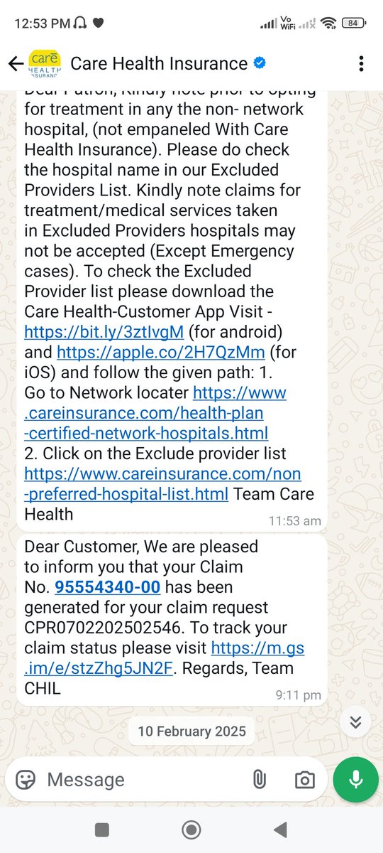 japarna11's tweet image. My #HealthInsurance reimbursement declined by @CareHealthIndia despite approved by them @MoHFW_INDIA @moayush  @shashank_ssj 
please help