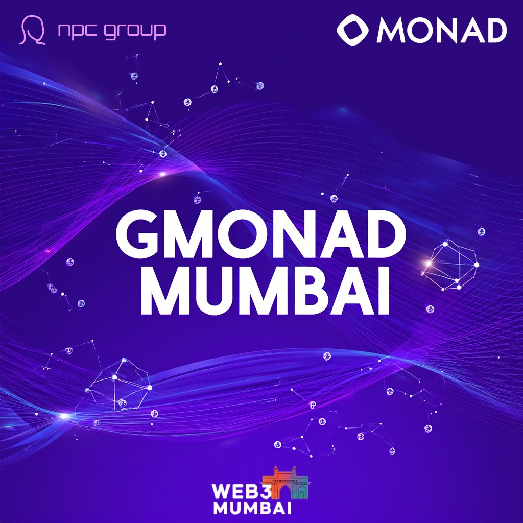 NPC Group (@npcgroup_xyz) on Twitter photo GMonad Mumbai just a few hours away!
Confirmed speakers from <a href="/apr_labs/">aPriori ⌘</a>, <a href="/Modus_Finance/">Modus</a>, <a href="/showdown_gg/">Showdown.win</a>, <a href="/bakelandxyz/">bakeland</a>, <a href="/Bubblefi_xyz/">BubbleFi 🫧( prev Monadex )</a>
RSVP: lu.ma/yc4j1bpe GMonad Mumbai just a few hours away!
Confirmed speakers from <a href="/apr_labs/">aPriori ⌘</a>, <a href="/Modus_Finance/">Modus</a>, <a href="/showdown_gg/">Showdown.win</a>, <a href="/bakelandxyz/">bakeland</a>, <a href="/Bubblefi_xyz/">BubbleFi 🫧( prev Monadex )</a>
RSVP: lu.ma/yc4j1bpe