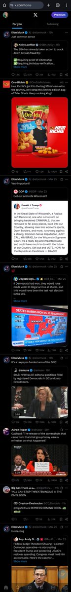 Mischievous_Ma's tweet image. Why is my feed just Elon Musk today? Did they redo the algorithm again?