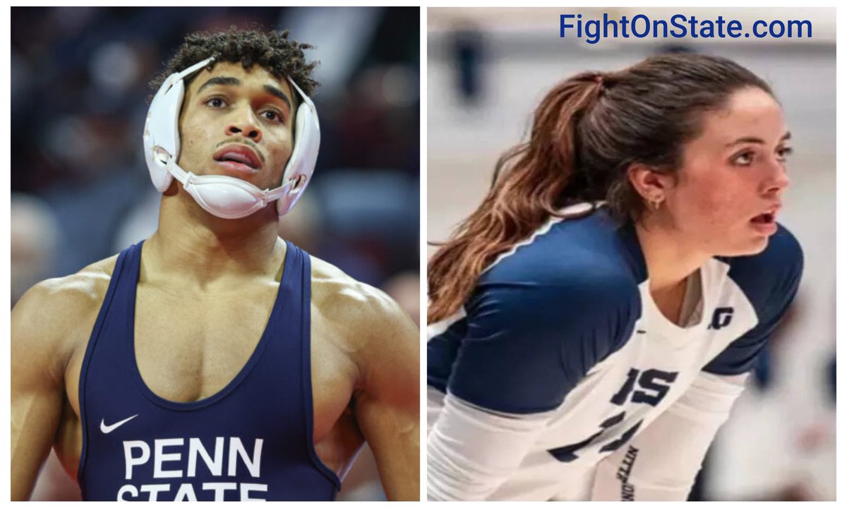 DID YOU KNOW this marks the third time <a href="/pennstateWREST/">Penn State WRESTLING</a> and <a href="/PennStateVBALL/">Penn State Women’s Volleyball</a> have won National Championships in the same academic year (2010/2011, 2013/2014, 2024/2025)? #PinState #HappyVolley #WeAre #PennState