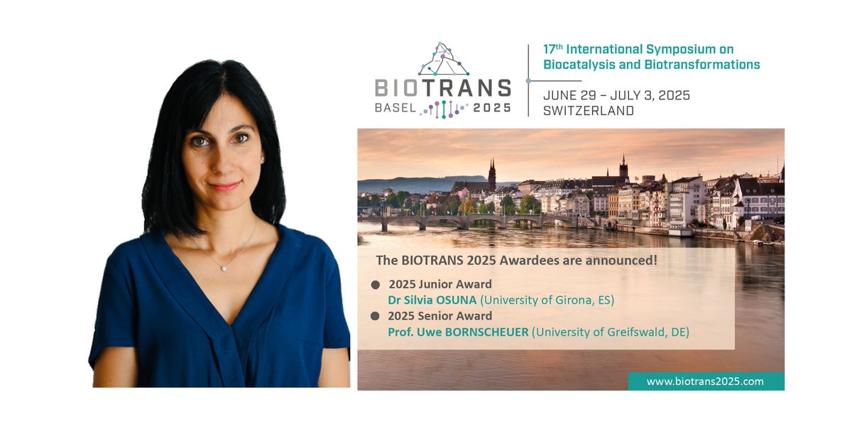 IQCC UdG (@iqccudg) on Twitter photo Congratulations! <a href="/silviaosu/">Silvia Osuna</a> recives BIOTRANS 2025 Junior Award
#IQCCproud <a href="/gentudg/">Gent UdG</a> <a href="/univgirona/">Universitat de Girona</a> <a href="/UdGRecerca/">UdG Recerca</a> <a href="/TCBioSys/">TCBioSys</a>
udg.edu/ca/instituts/q… Congratulations! <a href="/silviaosu/">Silvia Osuna</a> recives BIOTRANS 2025 Junior Award
#IQCCproud <a href="/gentudg/">Gent UdG</a> <a href="/univgirona/">Universitat de Girona</a> <a href="/UdGRecerca/">UdG Recerca</a> <a href="/TCBioSys/">TCBioSys</a>
udg.edu/ca/instituts/q…