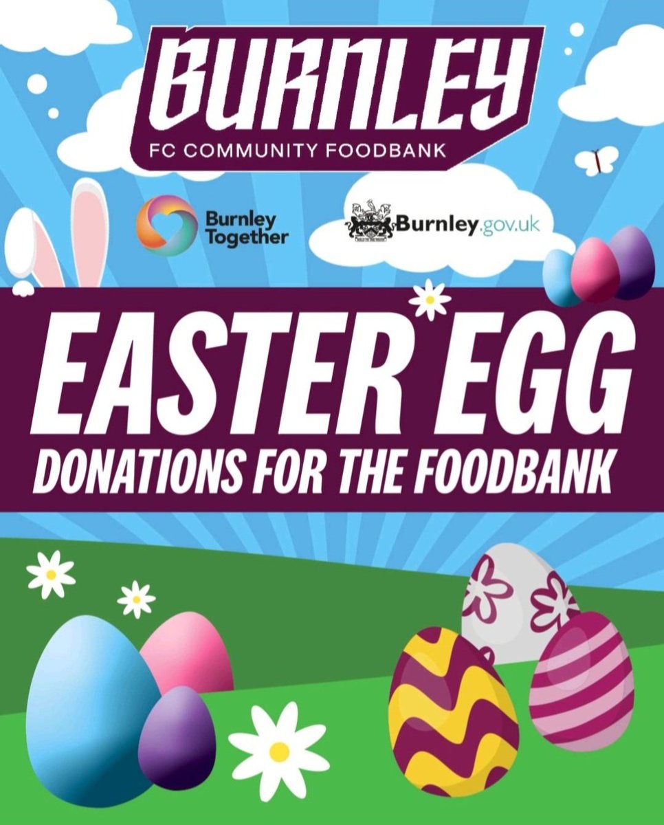 If you would like to support us in giving every child we support with an Easter treat this year, please get in touch on n.norris@burnley.com or drop them at our downtown facility. <a href="/TurfCastPodcast/">TurfCast - Burnley FC Fan Channel</a> <a href="/afrasiab_anwar/">Afrasiab Anwar MBE 💙</a> <a href="/AndrewGreaves84/">Andrew Greaves / @TourDeGreaves 🚴‍♂️</a> <a href="/Russdball/">Russell Ball</a> <a href="/PhilBirdBFC/">Phil Bird</a> <a href="/BurnleyOfficial/">Burnley FC</a> <a href="/JJWatt/">JJ Watt</a>