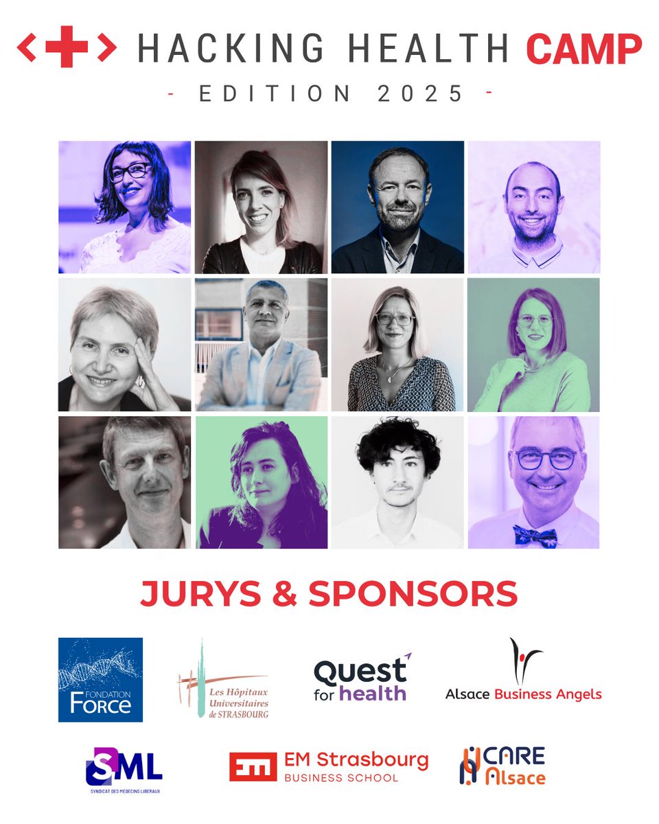 ⚡️🚀 Êtes-vous prêts à PITCHER ?
Découvrez les JURYS et le PROGRAMME du hackathon 2025 ! Et pour les meilleurs projets, des Prix remis par nos supers sponsors et partenaires...  #hhcamp 
 
👉 RDV Dimanche 14H pour les présentations des projets en LIVE sur hackinghealth.camp