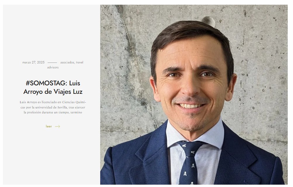 tadvisorsguild's tweet photo. Hoy en nuestro #BlogVerdeLima hablamos con Luis Arroyo, CEO de nuestra agencia asociada #ViajesLuz.
Con el hablamos sobre los principales desafíos para las agencias de viajes hoy en día, así como de las ventajas que ofrece #Huelva para la realización de congresos 👉https://t.co/Hpa1BsYfSz