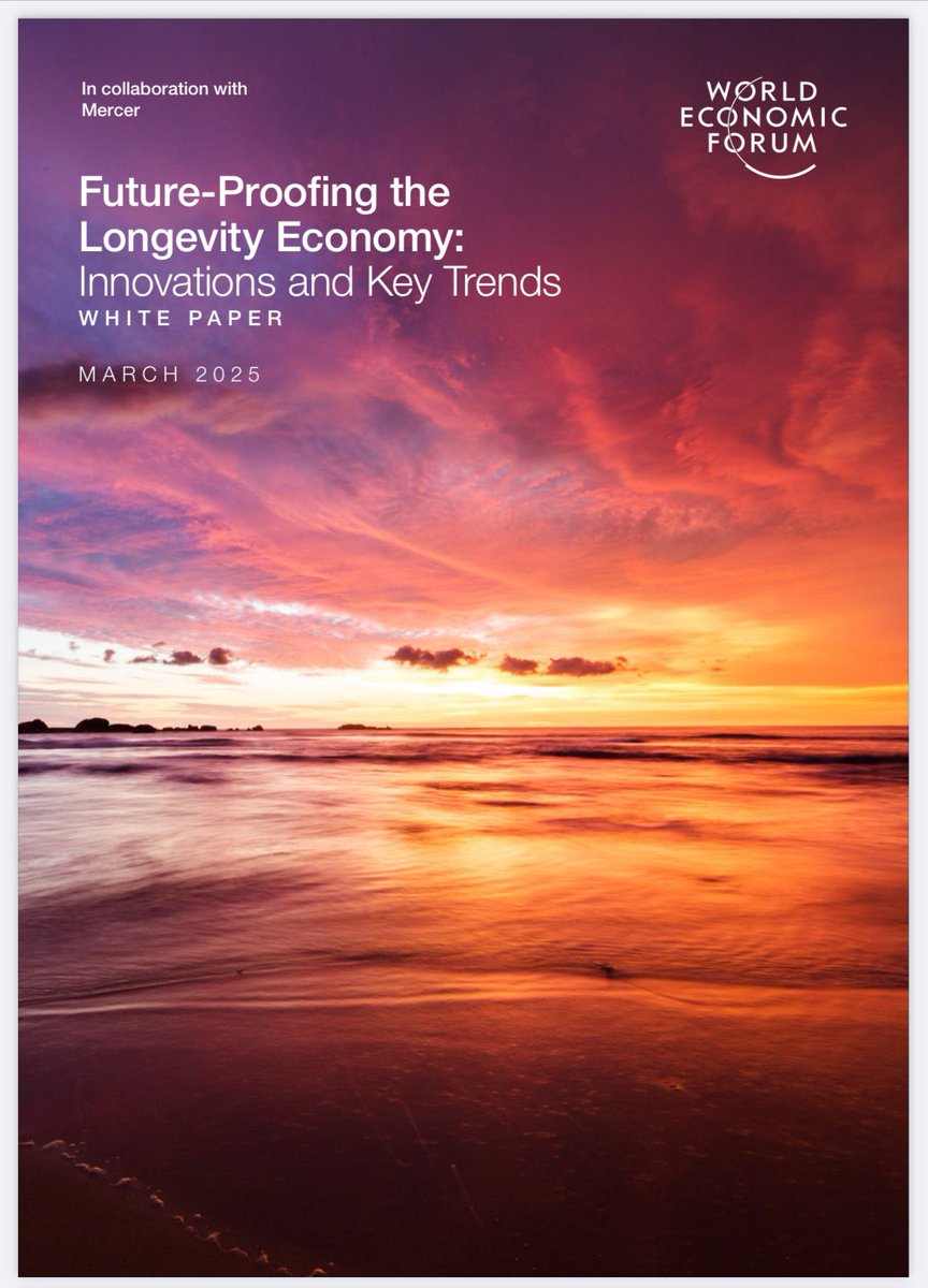 thedavidnwa's tweet image. 💡 Thrilled to contribute my insights to a new white paper published by @wef in collaboration with @mercer. I join 24 other members of the @GlobalShapers Longevity Economy Taskforce to share perspectives on how to build more resilient societies. Read more: wef.ch/longevityecono…