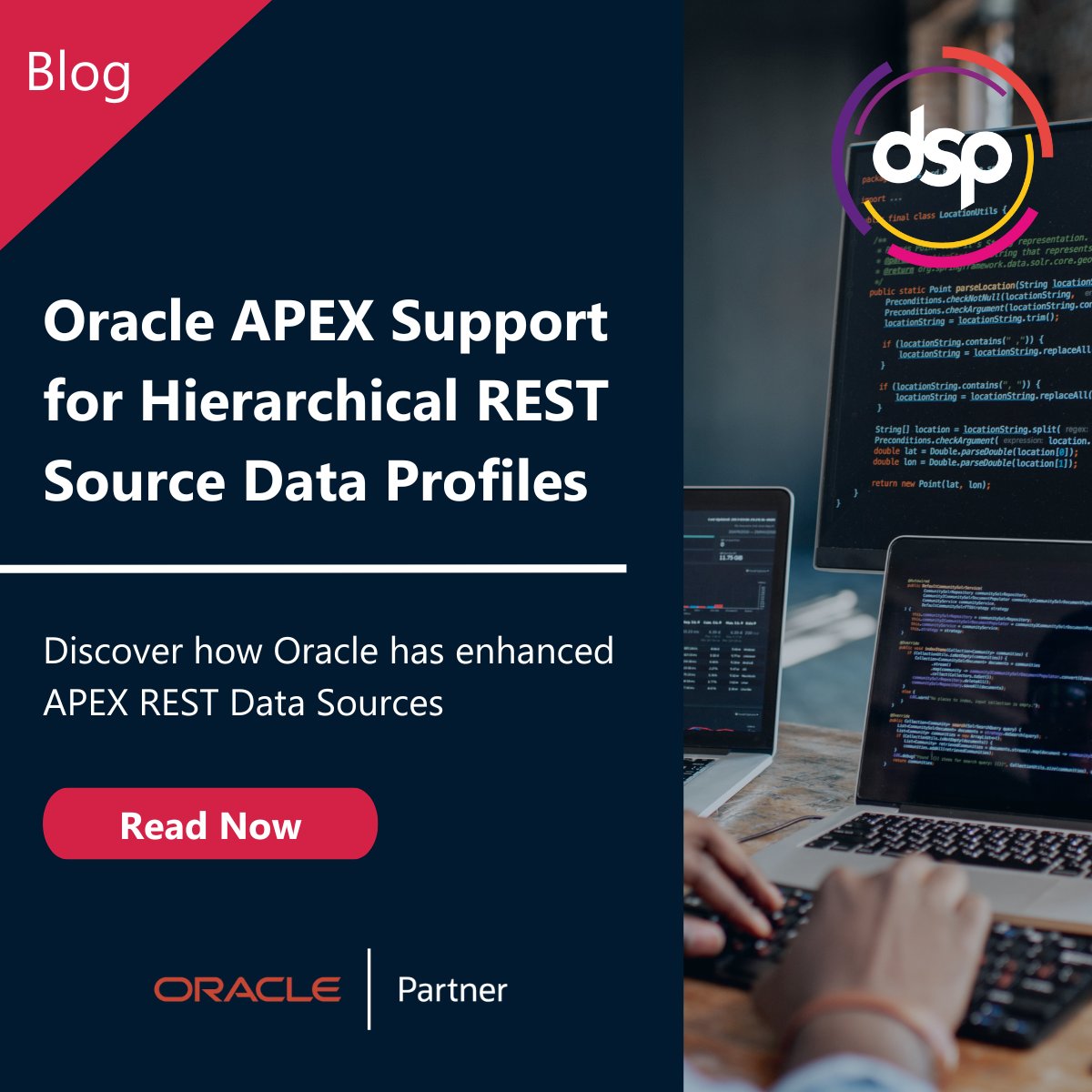 dsp_uk's tweet image. Our latest blog explores the new Oracle APEX 24.1 features that support hierarchical JSON data in REST Data Sources, enhancing your data handling & reporting capabilities.
Read now: bit.ly/3Xux2vR
#OracleAPEX #APEX #orclapex #Oracle