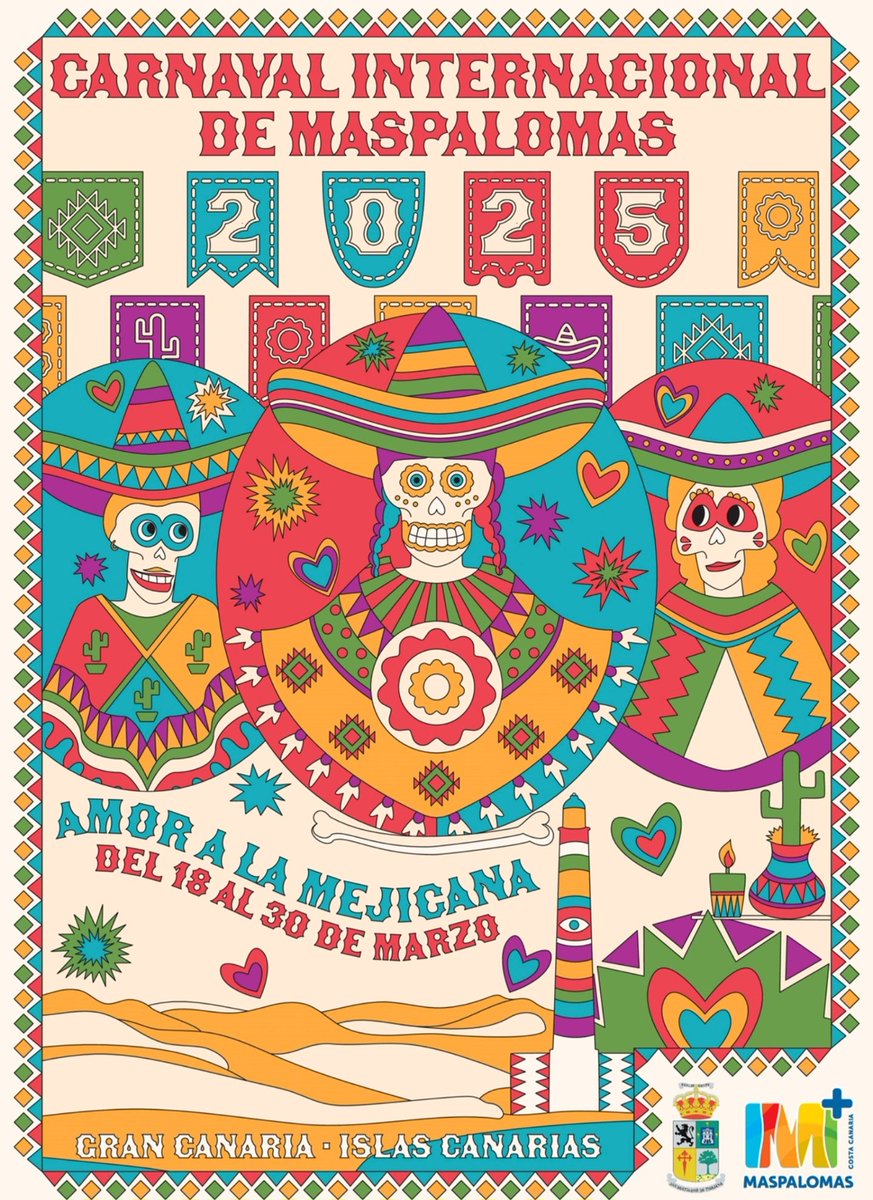 📢 🚧 𝗔𝗧𝗘𝗡𝗖𝗜𝗢́𝗡 

Debido a la Cabalgata de Carrozas Carnaval 2025, se realizarán 𝗰𝗶𝗲𝗿𝗿𝗲𝘀 𝗱𝗲 𝗰𝗮𝗹𝗹𝗲𝘀:

📅 Sábado, 29/03
⏰ Ver Bandos
📍 Distintas zonas del municipio
Ver bandos ⏬

maspalomas.com/mnutablonbandos

maspalomas➕️segura 
maspalomas.com