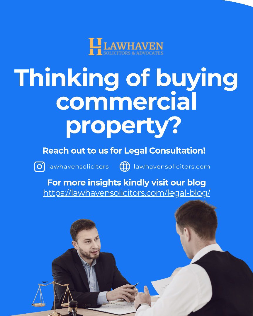 LawHavenSolicit's tweet photo. Stay ahead with expert insights from Lawhaven Solicitors &amp; Advocates. 

Read our latest blog to make informed property decisions.

🔗 Click here to learn more: https://t.co/a6Ymqc1OPv

#Lawhavensolicitors #CommercialRealEstate #PropertyInvestment #RealEstateLaw #LegalTips https://t.co/bcTvnvKSo3