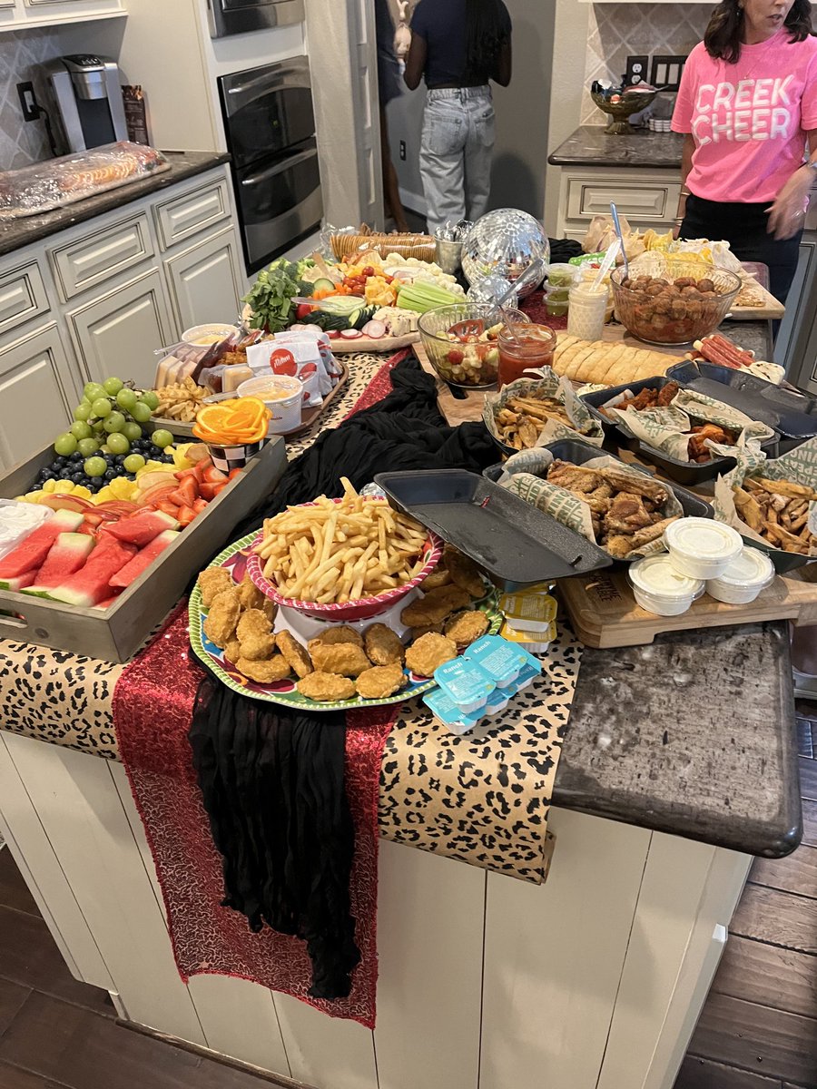 Kicking off the 25-26 season in style. The senior leadership team showing off their creativity at the “BRING YOUR OWN BOARD” family dinner potluck 😋