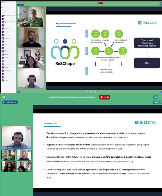 📢 📢 Pedro Senna, researcher at <a href="/INESCTEC/">INESC TEC</a> , presented a paper analyzing #sustainability and #resilience of EU #SuplyChains at 𝙀𝙪𝙧𝙊𝙈𝘼 𝙎𝙪𝙨𝙩𝙖𝙞𝙣𝙖𝙗𝙞𝙡𝙞𝙩𝙮 𝙁𝙤𝙧𝙪𝙢 2025, jointly organized by INESCTEC and Porto Business School from March 24-27, online.
<a href="/HorizonEU/">Horizon Europe 🇪🇺</a>