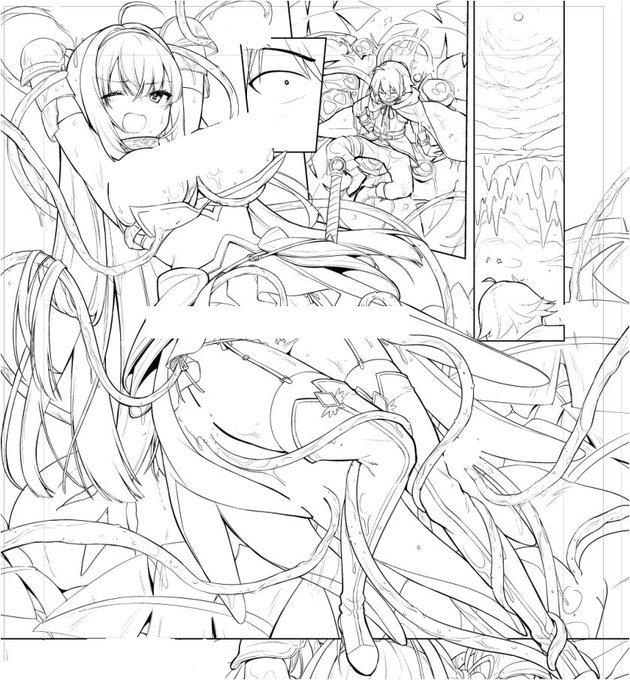 [神の手#4]マンダリンは触手に絡まれた 