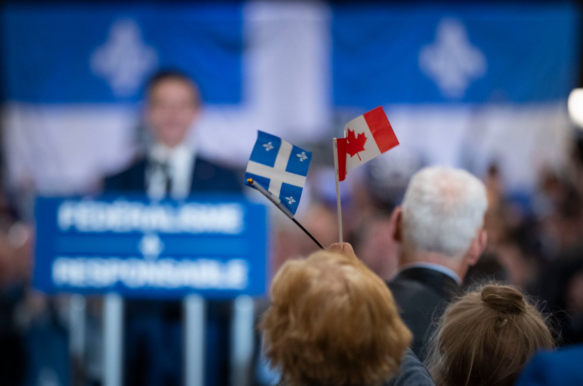 PierrePoilievre's tweet image. 800 Québécois se sont rassemblés pour appuyer notre plan pour un fédéralisme responsable. 

Un gouvernement fédéral conservateur sera plus petit, avec un Québec plus autonome et des Québécois plus libres et plus prospères - dans un Canada fort et uni. Pour faire changement:…
