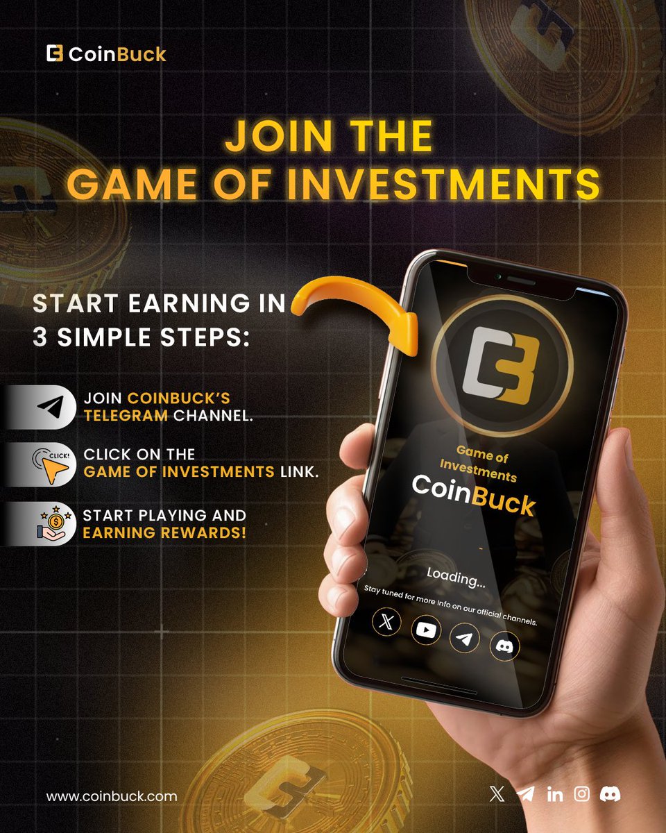 Game On, Investors! 🚨

Get ready to flip the script on your investment journey with CoinBuck’s Game of Investments! 💥

Don’t just watch the crypto world change—be a part of it. In 3 simple steps, you could unlock exclusive rewards and build your investment portfolio in the most