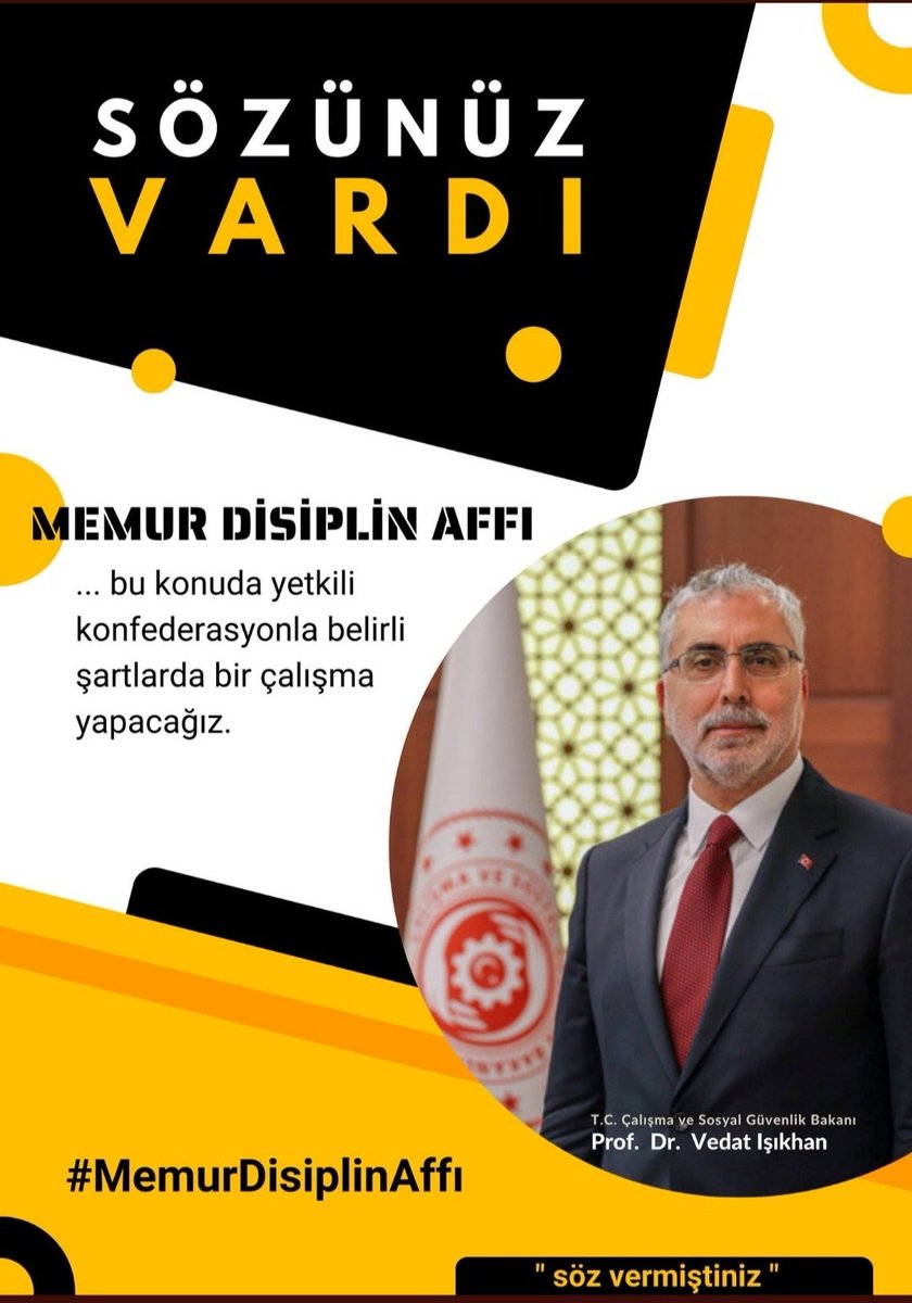 oylebiri_21's tweet photo. @isikhanvedat @RTErdogan Cumhurbaşkanım sayın @RTErdogan  Sözü verilen #MemurDisiplinAffı yerine getirilmedi.

@isikhanvedat bakanım size getirildi diye okutmuştur 
Binlerce memur #MemurDisiplinAffı bekliyor. https://t.co/BGx8ecHYHF