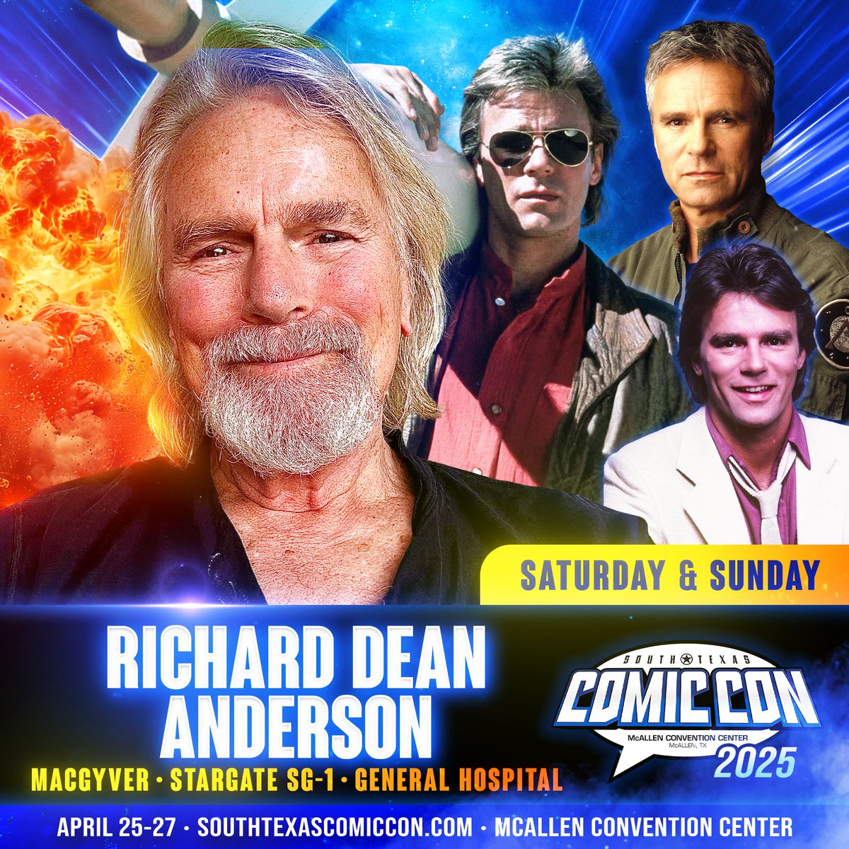 More details here:  macgyveronline.info/rdatexas2025

#MacGyver #RichardDeanAnderson #Stargate #StargateSG1