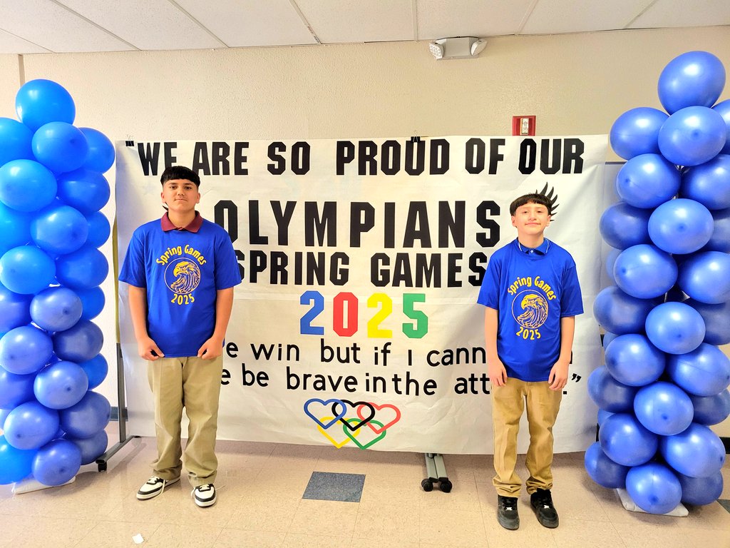 GYniguez99's tweet image. I am proud of my two 5th grade Olympians and all other Hambric Hawks competing in the Spring Games today. May you Elevate your Potential and Embrace Your Inner Hawk! 👏💪 #BelieveAndAchieve #HawkPride #SoarHigher #TeamSISD