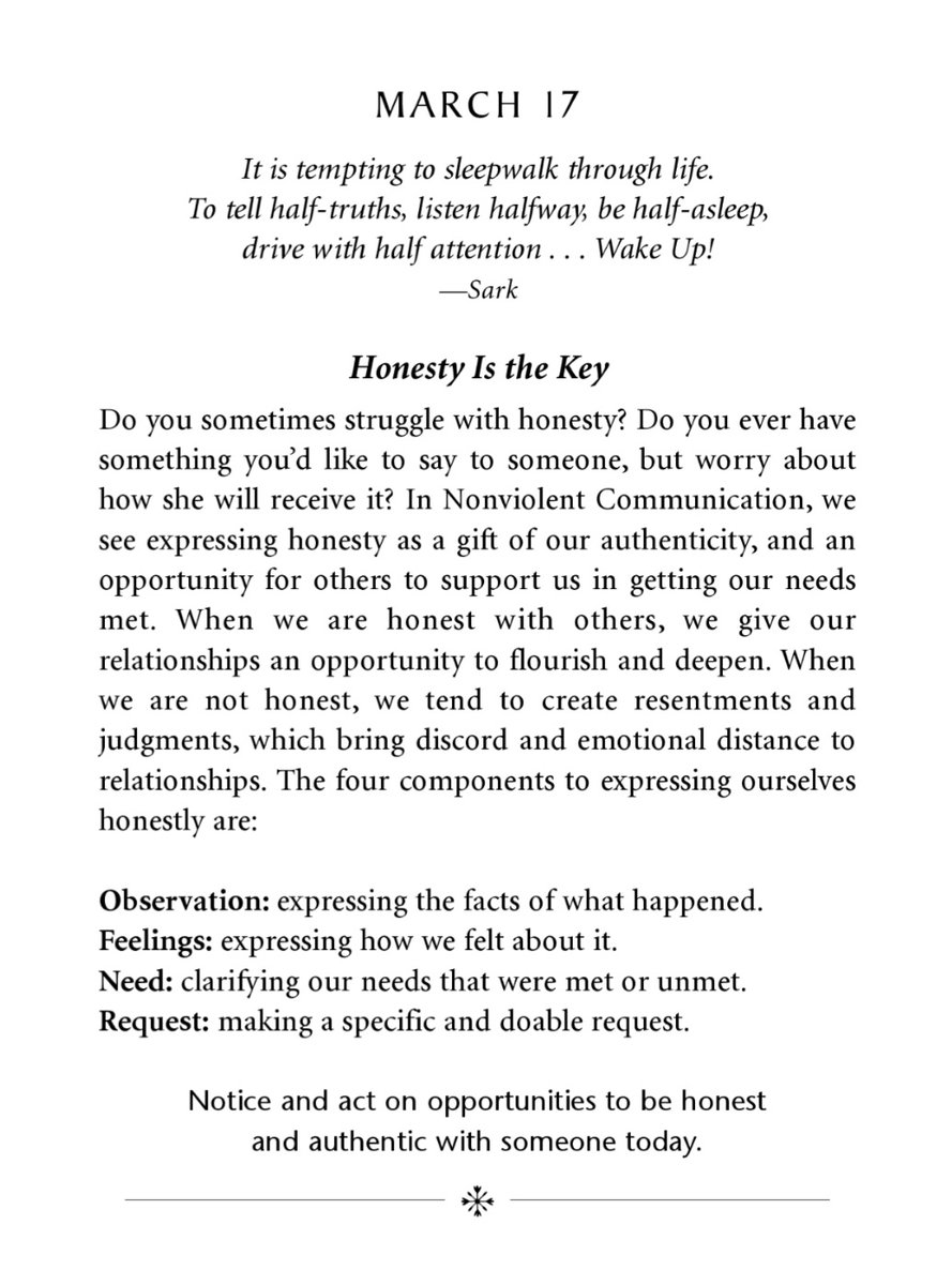 TrueNorthHouse's tweet image. #NonviolenceForCommunication is a way of speaking that takes judgment out of conversation, by stepping away from the right/wrong square, and stepping into an #empathic circle...

...perpetually OBSERVING, FEELING, NEEDING &amp;amp; REQUESTING!

#PeacefulLiving (3/17)

#NV4C🙏🏾💜😎