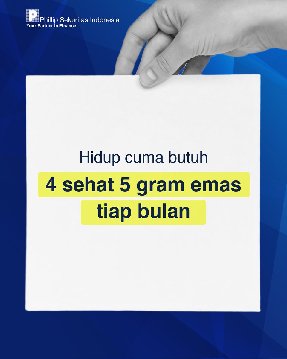 TalkToPhillip's tweet photo. Berlebihan nggak sih kalo mimin cuma mau 4 sehat 5 miliar? 🙂
#TalktoPhillip #DuitYangKerja #Saham #ReksaDana #POEMS
#SaatnyaInvestasi #Investasi https://t.co/ipcVnpP41S