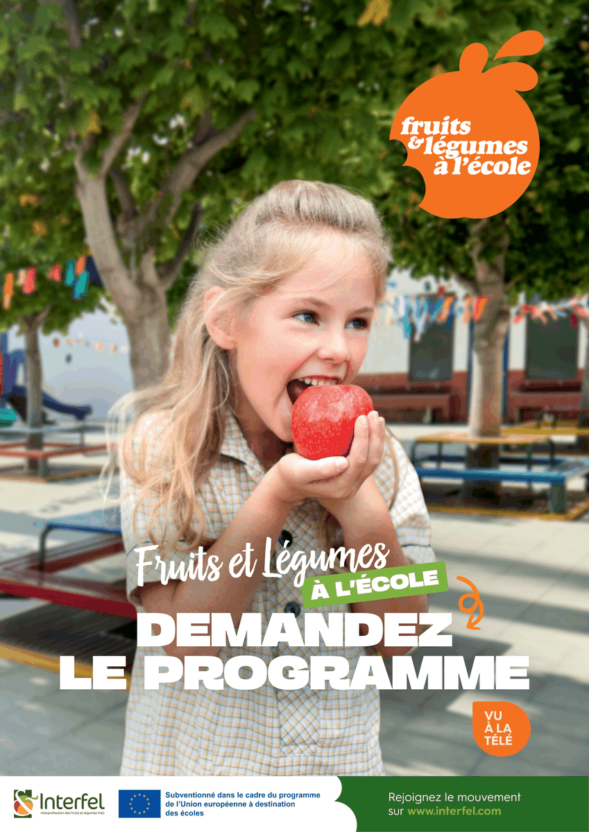 Interfel's tweet photo. 📚 Découvrez le guide du programme "Fruits et Légumes à l'école" et participez dès maintenant !
Pour en savoir plus sur le programme et télécharger le guide, cliquez ici : https://t.co/lN1DMdnVWZ
#Éducation #Nutrition #Scolaire #PLFE #UE https://t.co/93sM7C9tbZ