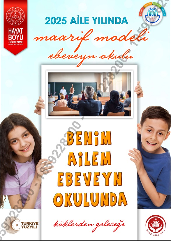 Toplumun temel yapı taşı olan ailenin korunması, müreffeh bir toplum için 2025 yılını Aile Yılı kabul edilmişti. Bu kapsamda Bakanlığımız Hayat Boyu Öğrenme Genel Müdürlüğü tarafından ''Maarif Modeli Ebeveyn Okulu'',''Aile Okulu 1'' "Aile Okulu 2" kurs programları hazırlanmıştır.