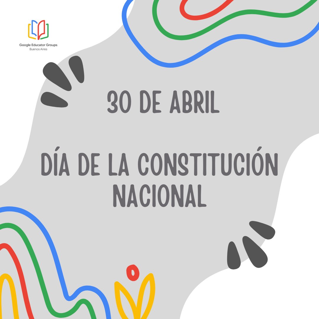 GEG Buenos Aires (@gegbuenosaires) on Twitter photo ¡Nuestra Constitución nos une! ¿Cómo explicás de manera sencilla los derechos y deberes de los ciudadanos a tus estudiantes? #DíaDeLaConstituciónNacional @GoogleforEducation #GEGprogram @globalgeg <a href="/GoogleForEdu/">Google for Education</a> <a href="/GegProgram/">Google Educator Groups</a> @geghispano <a href="/GlobalGEG/">Global GEG</a> #GoogleEdu #GoogleWorkspaceEdu ¡Nuestra Constitución nos une! ¿Cómo explicás de manera sencilla los derechos y deberes de los ciudadanos a tus estudiantes? #DíaDeLaConstituciónNacional @GoogleforEducation #GEGprogram @globalgeg <a href="/GoogleForEdu/">Google for Education</a> <a href="/GegProgram/">Google Educator Groups</a> @geghispano <a href="/GlobalGEG/">Global GEG</a> #GoogleEdu #GoogleWorkspaceEdu