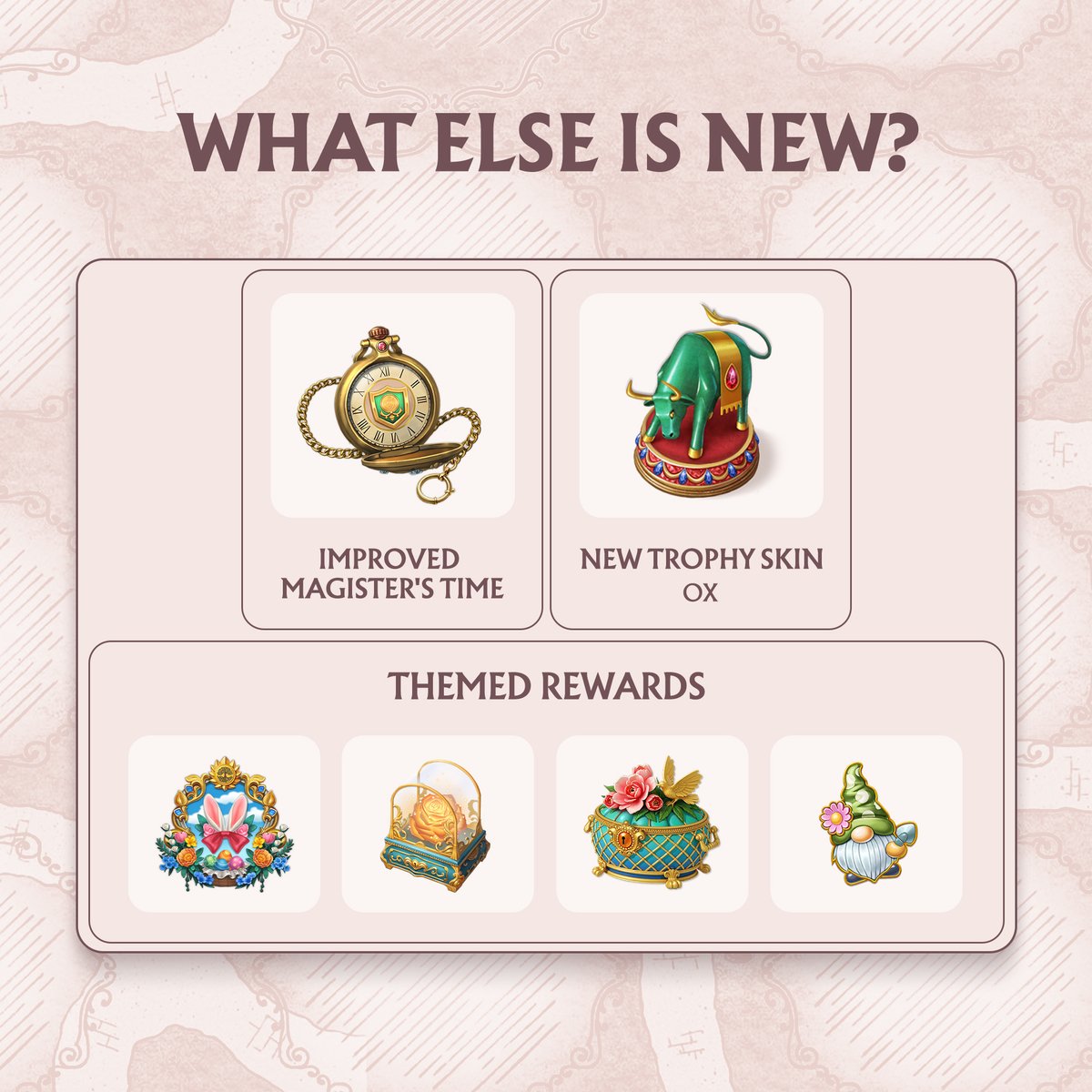🌻 𝐔𝐩𝐝𝐚𝐭𝐞 𝐍𝐨𝐭𝐞𝐬: 𝐄𝐠𝐠 𝐌𝐚𝐧𝐢𝐚 🌻

Get ready to explore the brand-new Sunny Yard location, where you can earn some stylish spring avatars and other fantastic prizes! 😍

Here’s what you can expect in this update ⤵️

📲seekersnotes.onelink.me/E3IM/44a54a93